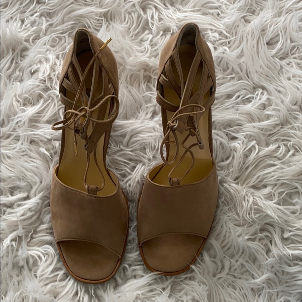 NEW • Paul Green • Veronica Block Heel Sandals Tan - Picture 3 of 5
